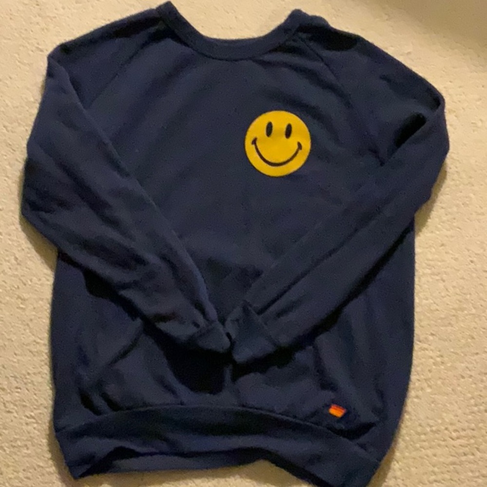 Aviator nation smiley crewneck